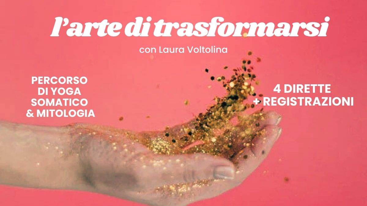 locandina del percorso online di yoga e mitologia l'arte di trasformarsi